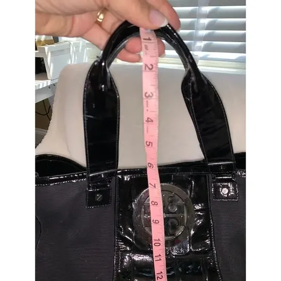 Tory Burch‎ Women's Black Nylon Large Tote Bag Casual Fashion